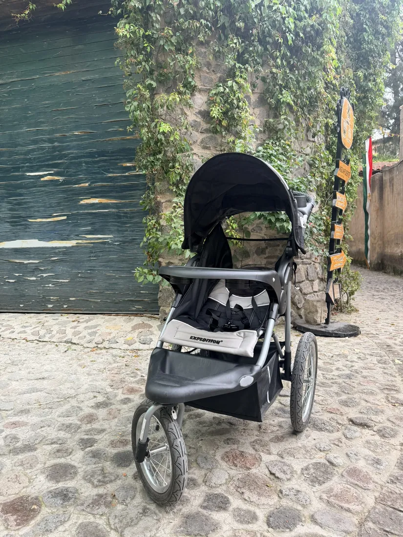 Carriola todo terreno de Ródano sobre el empedrado